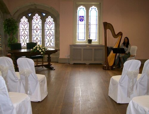 Complimentary chair covers and candle holders for your Ceremony